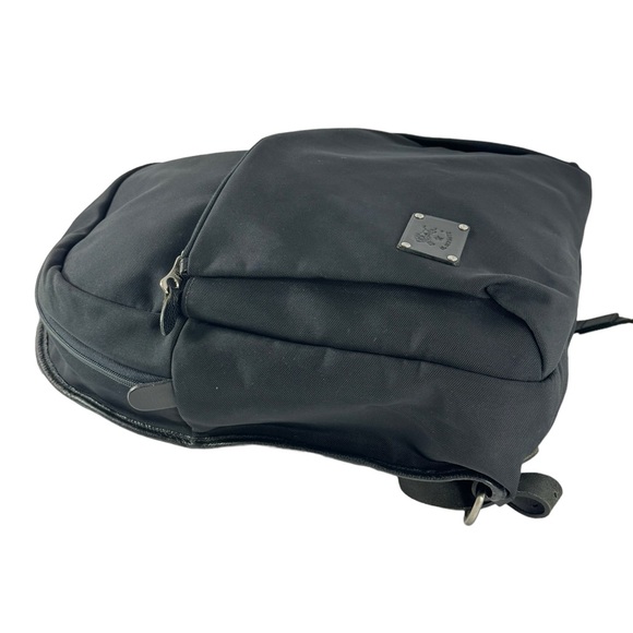 IL BISONTE W.A DI FILIPPO Black Nylon Men's Backpack Made in Italy - Picture 7 of 13